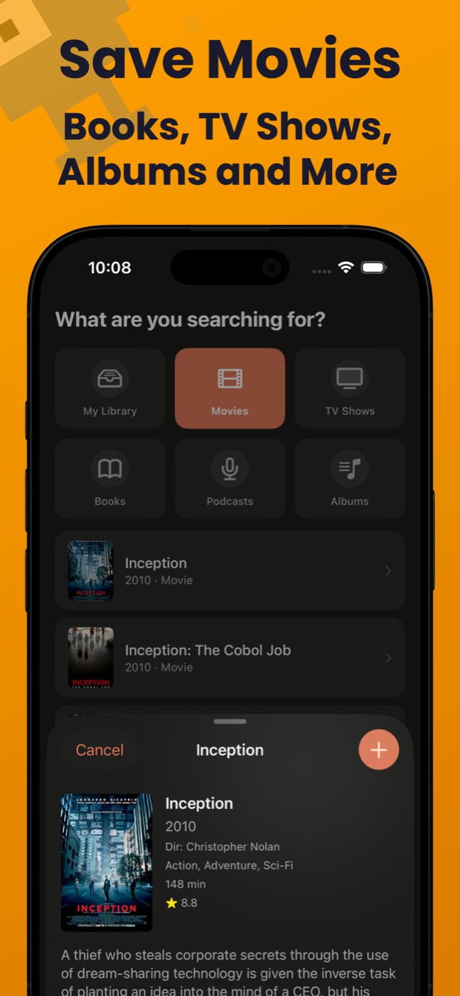 Daily queue — swipe to finish what you save